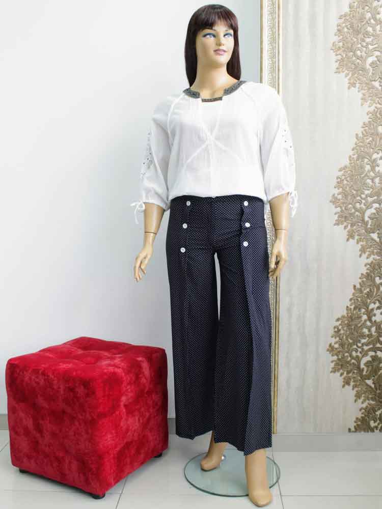 Юбка-брюки женская из штапеля большого размера. Магазин «Пышная Дама», Харьков.