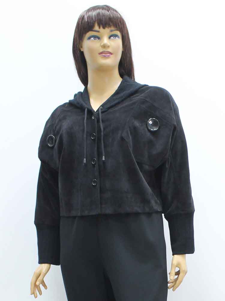 Куртка легкая женская комбинированная большого размера. Магазин «Пышная Дама», Харьков.