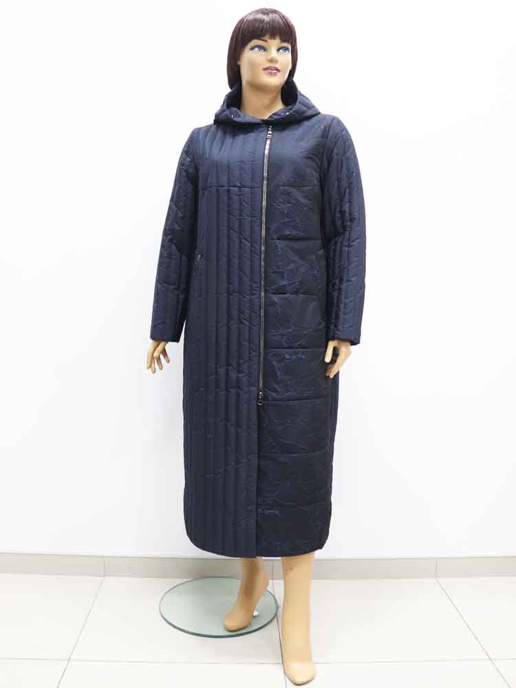 Пальто женское комбинированное демисезонное большого размера. Магазин «Пышная Дама», Харьков.