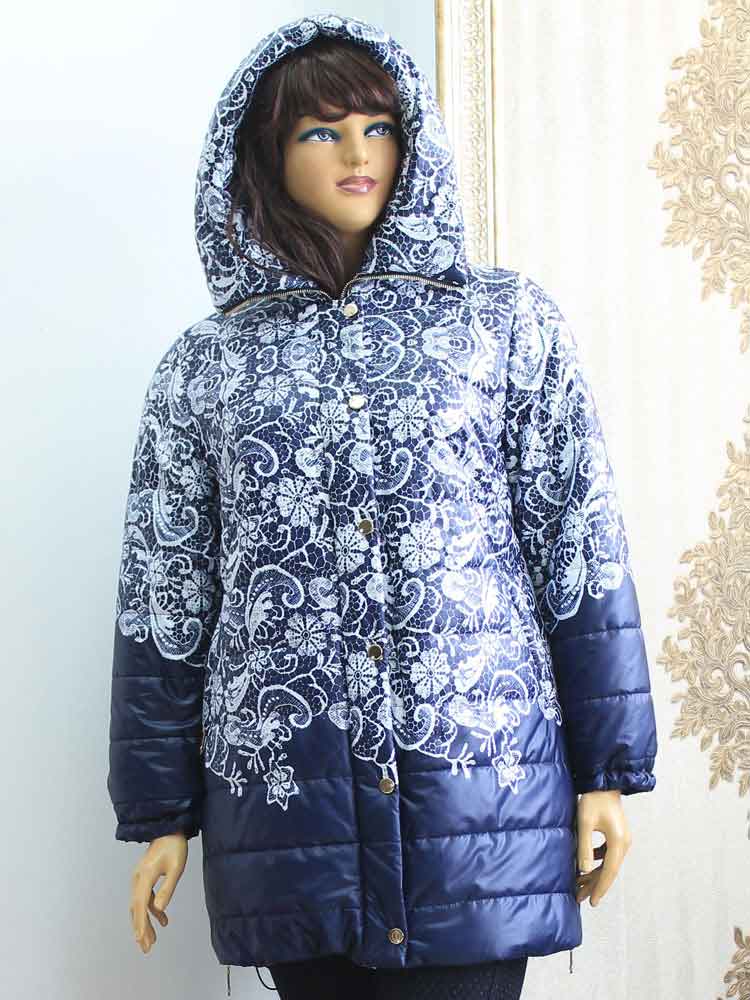 Куртка зимняя женская на подкладке из искусственного меха большого размера. Магазин «Пышная Дама», Харьков.