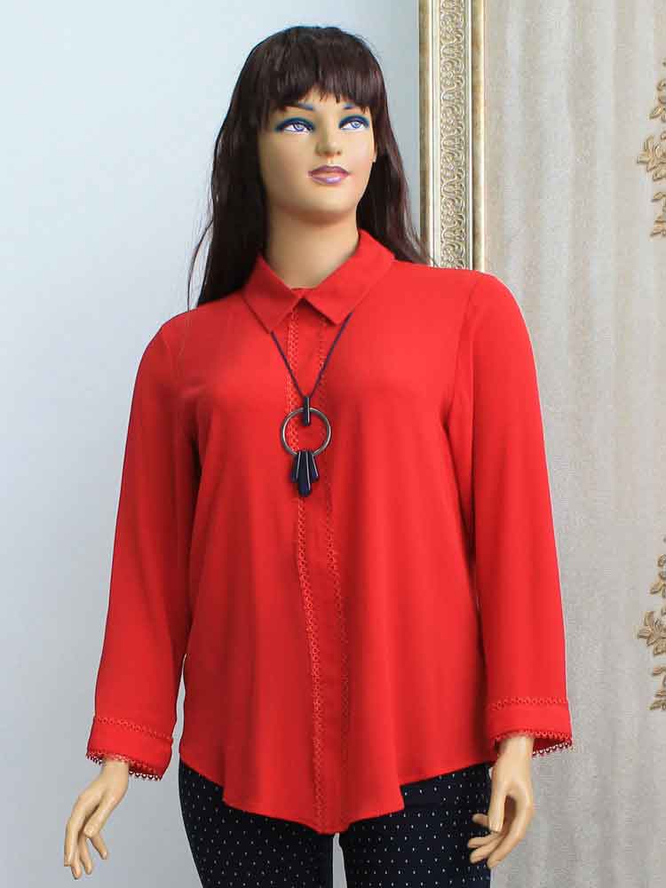 Блуза женская  из вискозы большого размера. Магазин «Пышная Дама», Харьков.