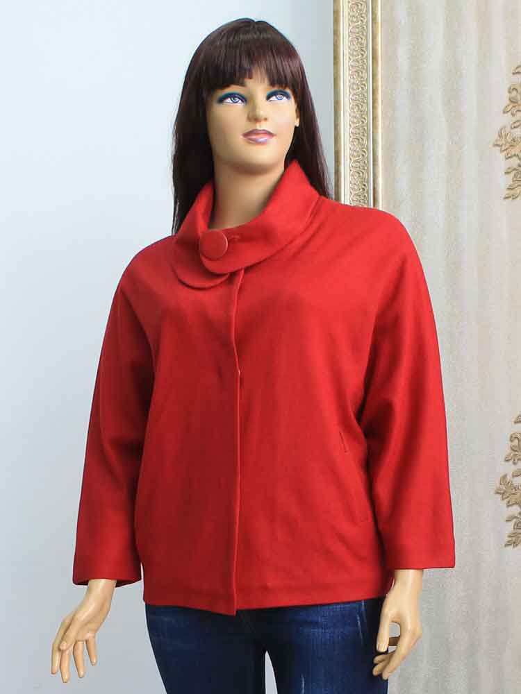 Куртка легкая женская из валяной шерсти большого размера. Магазин «Пышная Дама», Харьков.