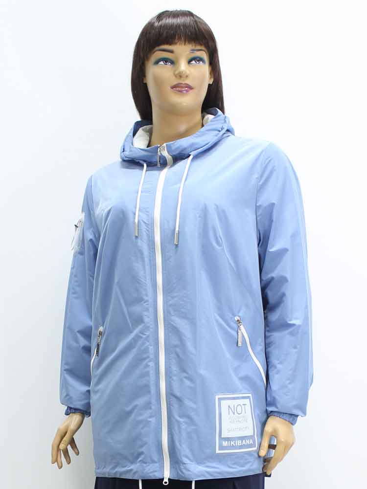 Куртка легкая (ветровка) женская с аппликацией большого размера, 2021. Магазин «Пышная Дама», Харьков.