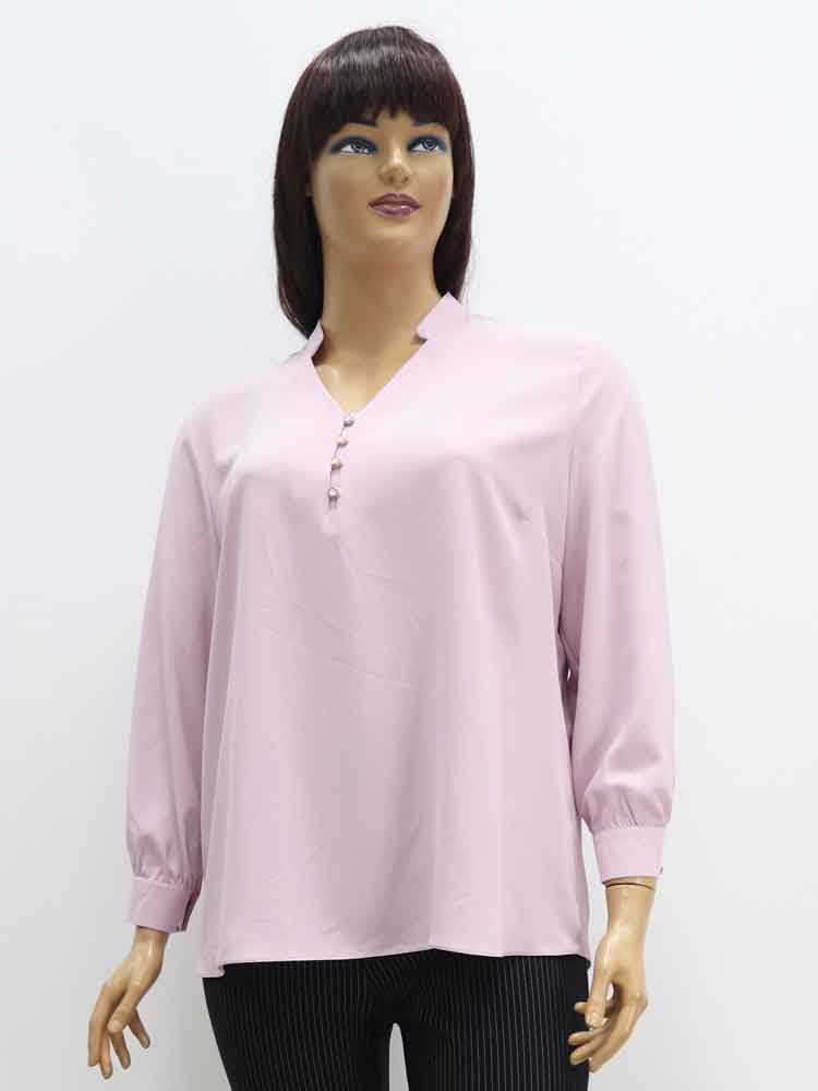 Блуза женская из мокрого шелка большого размера. Магазин «Пышная Дама», Харьков.