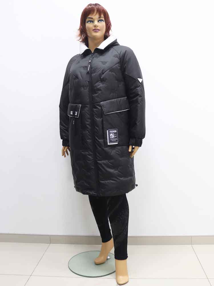 Куртка зимняя женская с аппликацией большого размера. Магазин «Пышная Дама», Харьков.